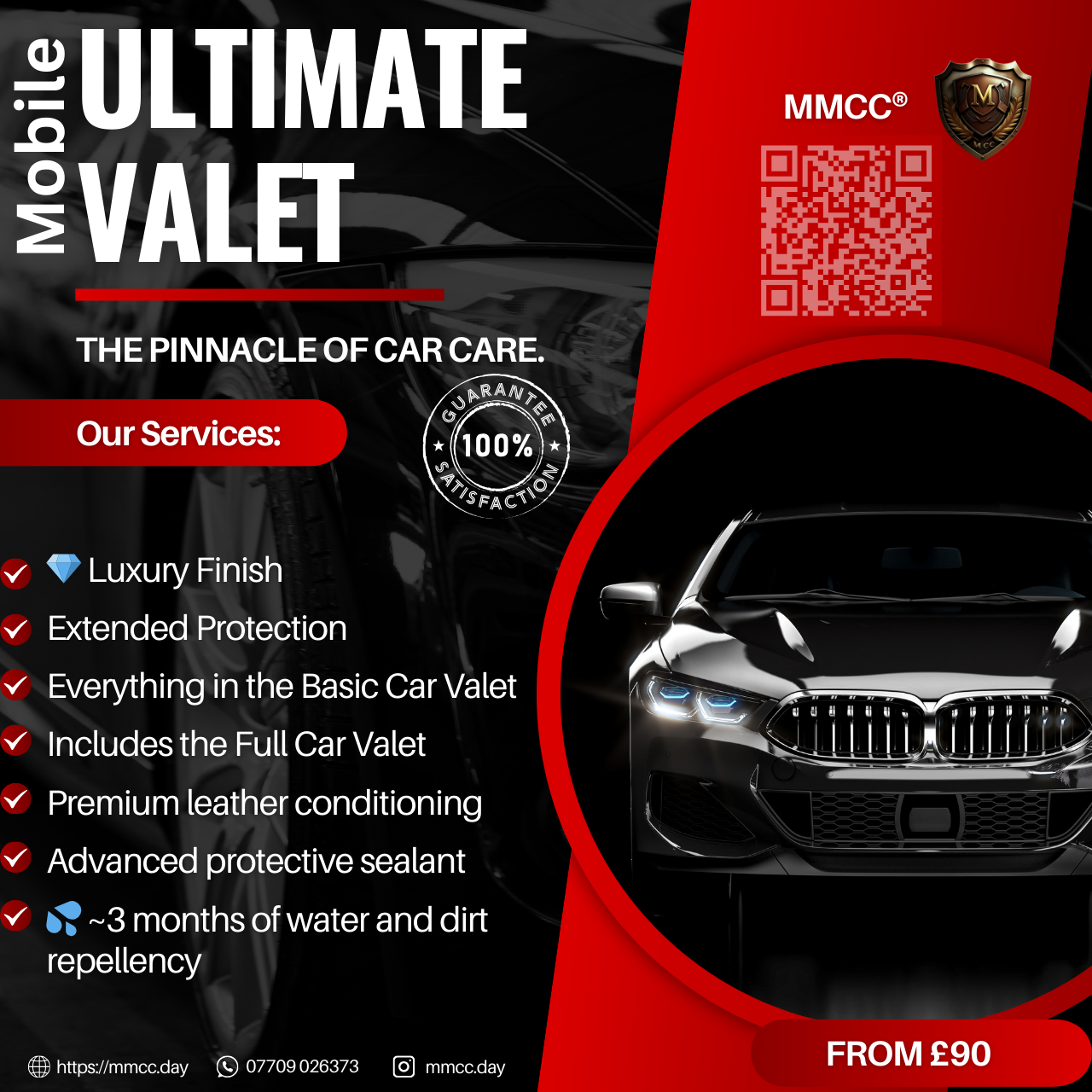 Mobile Premium Ultimate Car Valet | MMCC PureShield | London & Surrey